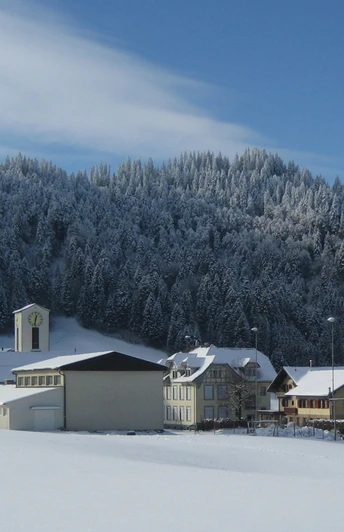 Kurz vor dem Dorf Wiggen