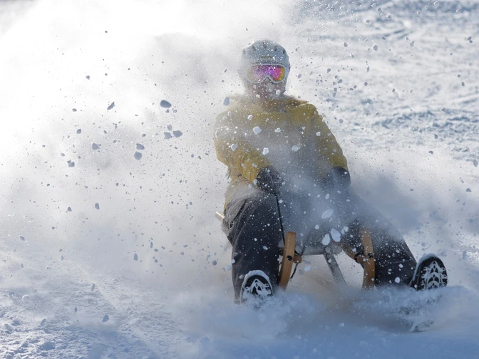 Eine rasante Abfahrt ist garantiert