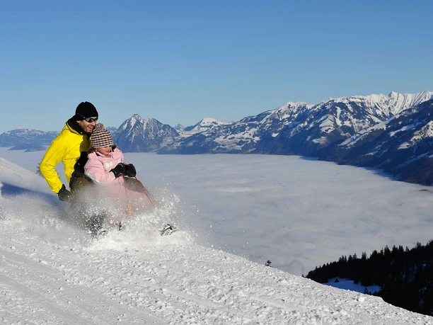 Schlitteln auf Mörlialp 2