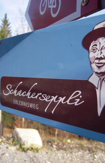 Schacherseppli Themenweg Wegweiser