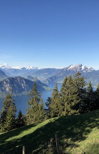 Aussicht auf dem Weg zum Känzeli