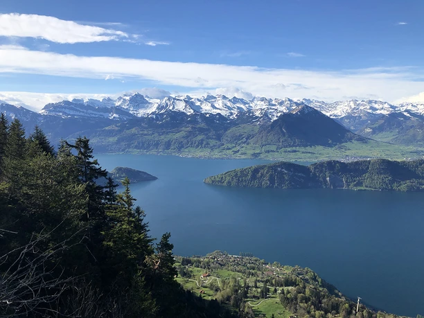 Aussicht auf dem Weg zum Känzeli