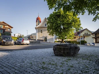 Der idyllische Lauerzer Dorfkern
