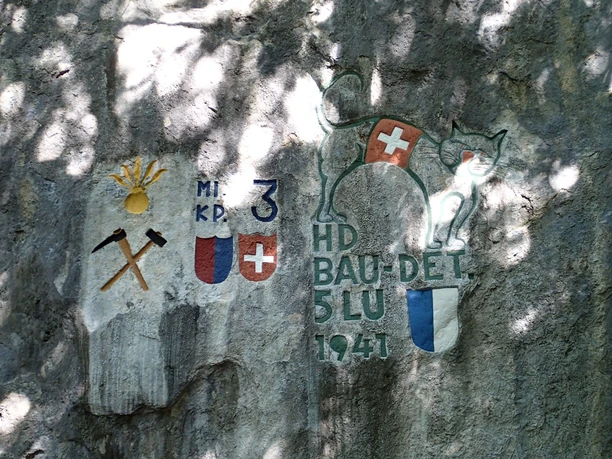 Hinweis auf Alpenfeste im Zweiten Weltkrieg