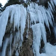 Eiszapfen in der Melchaaschlucht