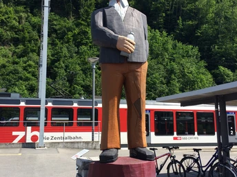 Holzfigur Schacherseppli