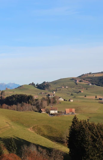 Blick zurück zum Ausgangspunkt Etzelpass