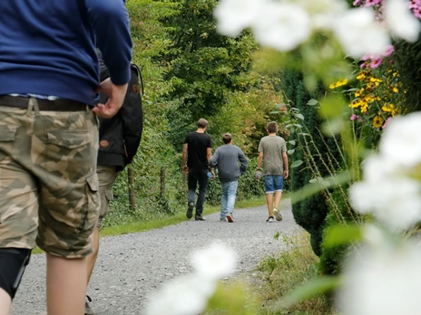 Schüler auf dem Motivationspfad