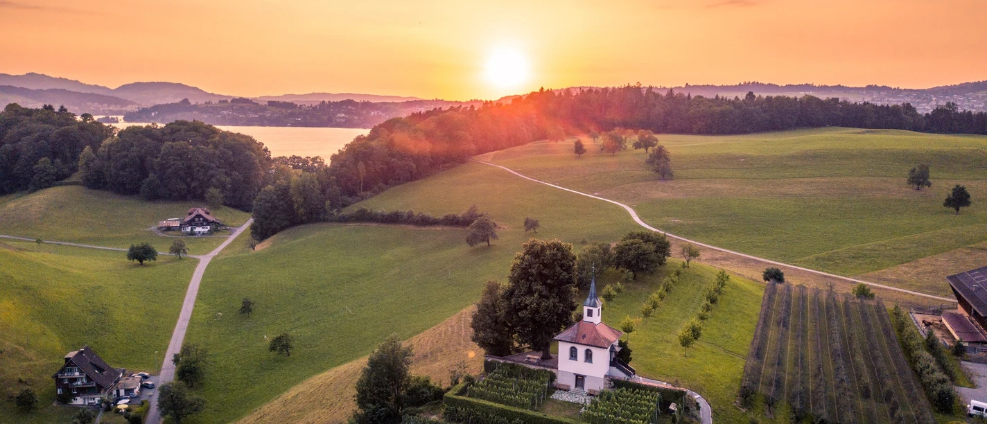 Weggis, Hertenstein mit der Kapelle Eggisbühl