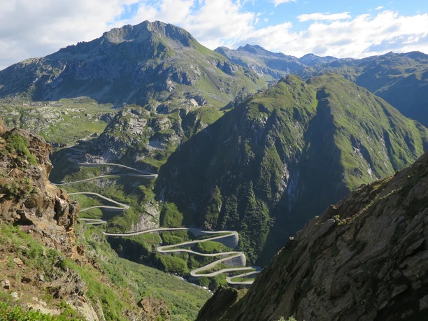 Tremola die alte Gotthardpassstrasse