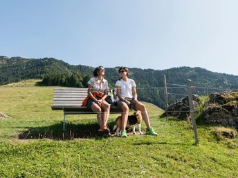 Gönnen Sie sich eine kurze Pause vor dem strengen Aufstieg