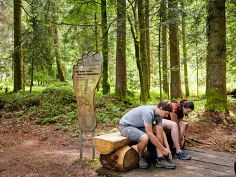 Barfusspfad (Gesundheitspfad) Heiligkreuz