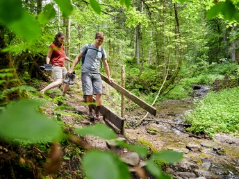 Barfusspfad (Gesundheitspfad) Heiligkreuz