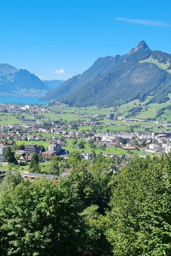 Blick auf den Schwyzer Talkessel