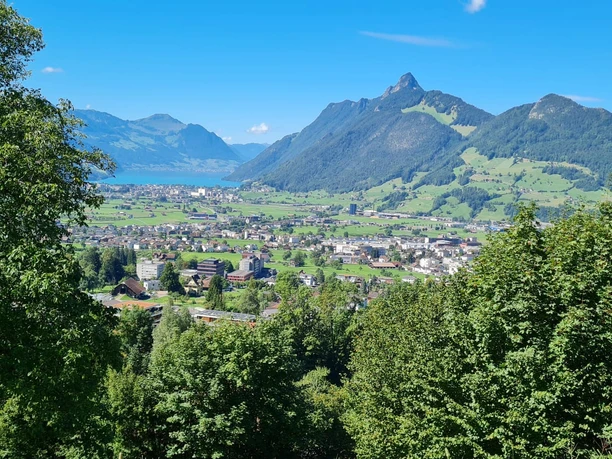 Blick auf den Schwyzer Talkessel