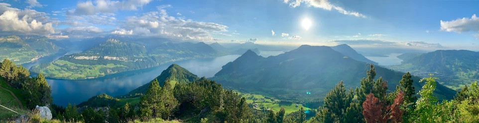 Blick von der Rigi Hochflue