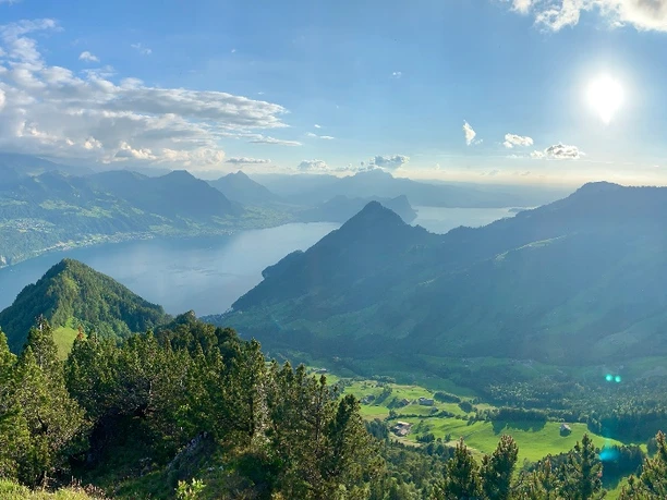 Blick von der Rigi Hochflue