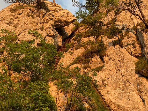 Leiter an der Rigi Hochflue, Gersau