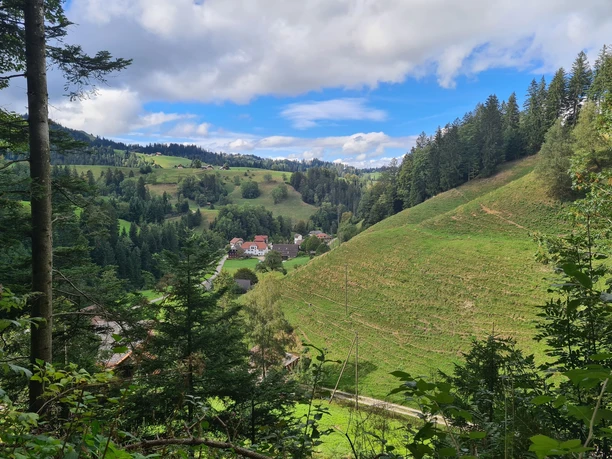 Blick zurück nach Luthern Bad