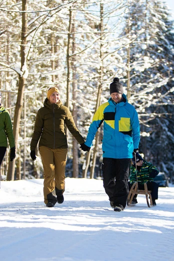 Winterwandern im Erzgebirge