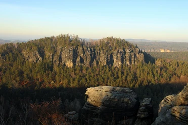 Blick vom kleinen auf den großen Bärenstein