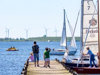 Fahrräder vor der Bar due Mar