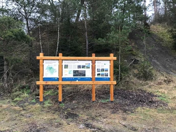 Informationstafel Wandern Wanderparkplatz Aarmühle