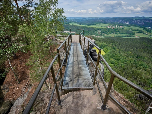 Aussicht auf dem Lilienstein