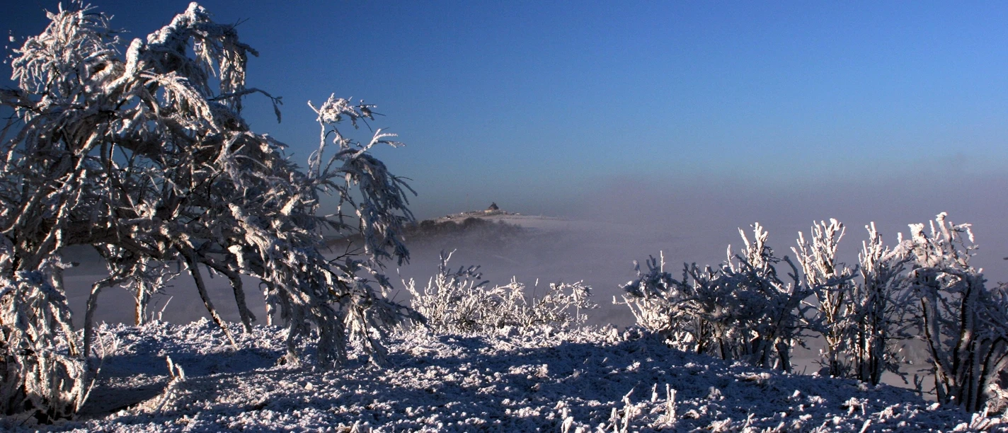 Blick vom Ahornberg auf den Schwartenberg