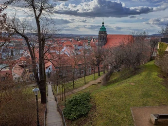 Blick vom Sonnenstein auf die Altstadt