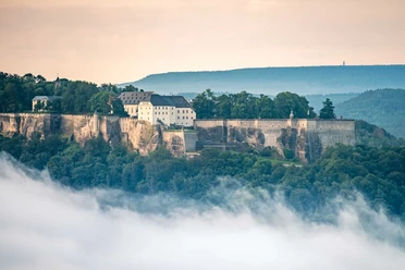 Festung Königstein aus der Ferne