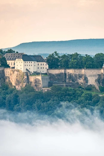 Festung Königstein aus der Ferne