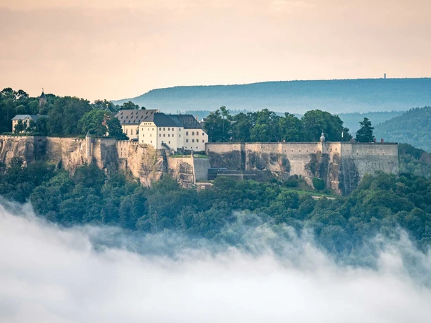 Festung Königstein aus der Ferne