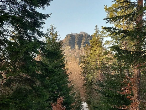 Blick auf den Großen Zschirnstein