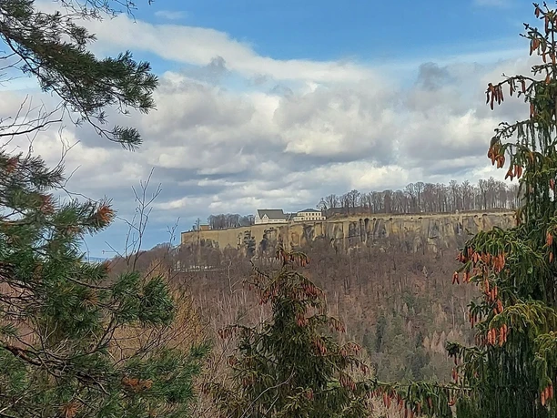 Blick zur Festung Königstein