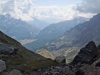 Blick Richtung Italien