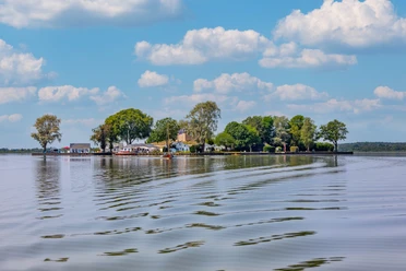 Insel Wilhelmstein mit Auswanderer Insel Wilhelmstein mit Auswanderer