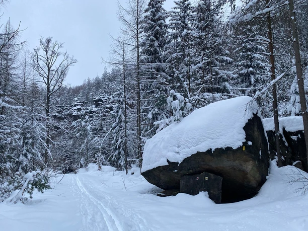 Felsenwelt im Tal der dürren Biela