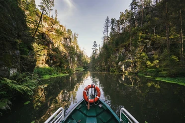 Kahnfahrt Obere Schleuse