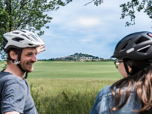 Blick auf Stolpen