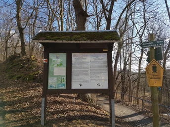 Tafel des Montanhistorischen Wanderweg