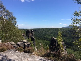 Grenzplatte Aussicht