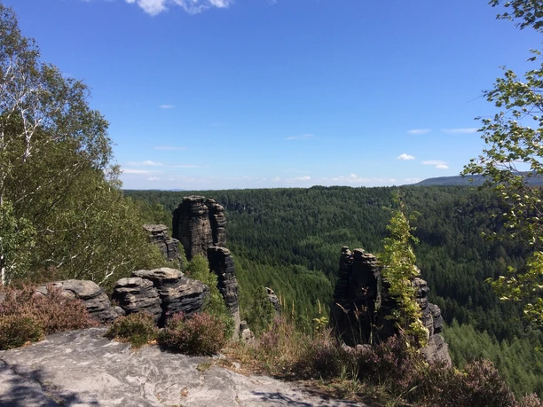 Grenzplatte Aussicht