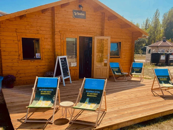 Strandbistro „La Bohème“ - Liegestühle