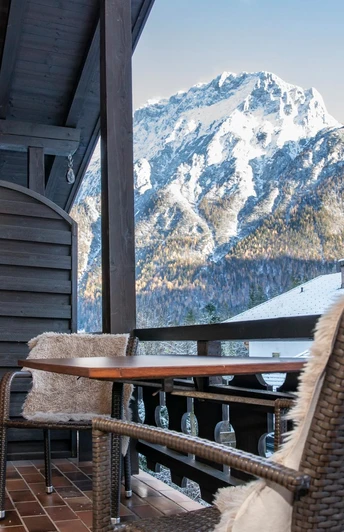 Was für ein Blick vom Balkon