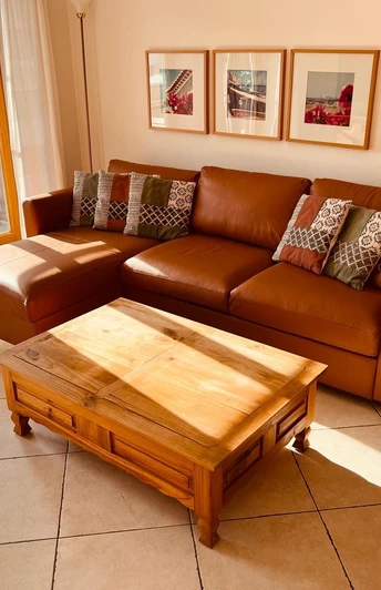 Wohnimmer mit Schlafsofa