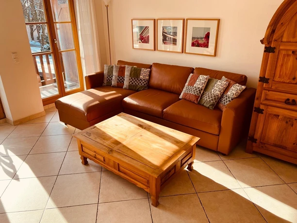 Wohnimmer mit Schlafsofa