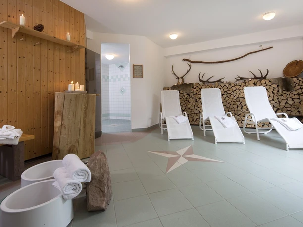 Ruheraum im Saunabereich