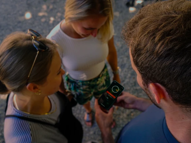 Smartphone scavenger hunt