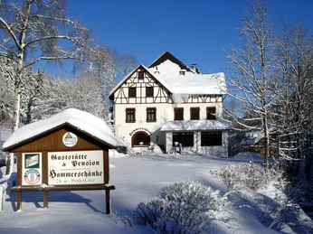 Winter Ansicht Garten